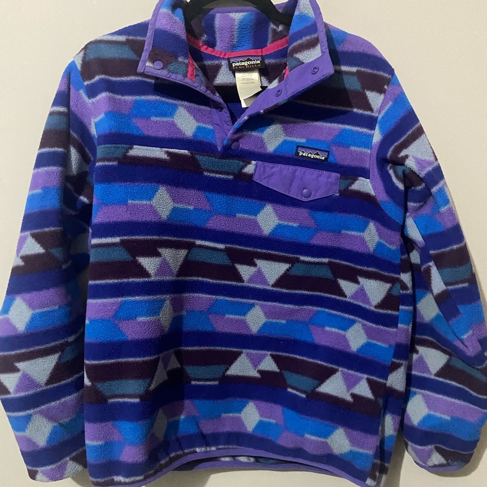 Patagonia Synchilla Fleece Quarter Button Pullover. Size M